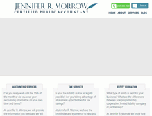 Tablet Screenshot of morrowpc.com